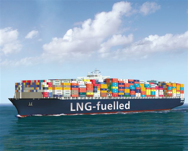 LNG fuelled ship